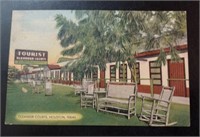 1930s Oleander Courts Postcard Houston Texas