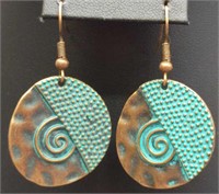 Copper earrings