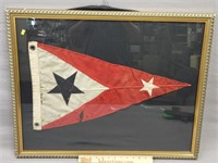 Circa 1903 Columbia Yacht Club (NYC) Burgee Flag