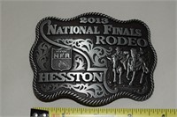 Hesston National Finals Rodeo Belt Buckle 2013