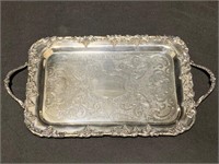 Old English Reproduction #42 Silver-Plate Serving