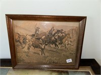 Fantastic Vintage Joe Grandee Cowboy Framed Print