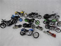 (13)Harley etc Toy Motorcycle Lot
