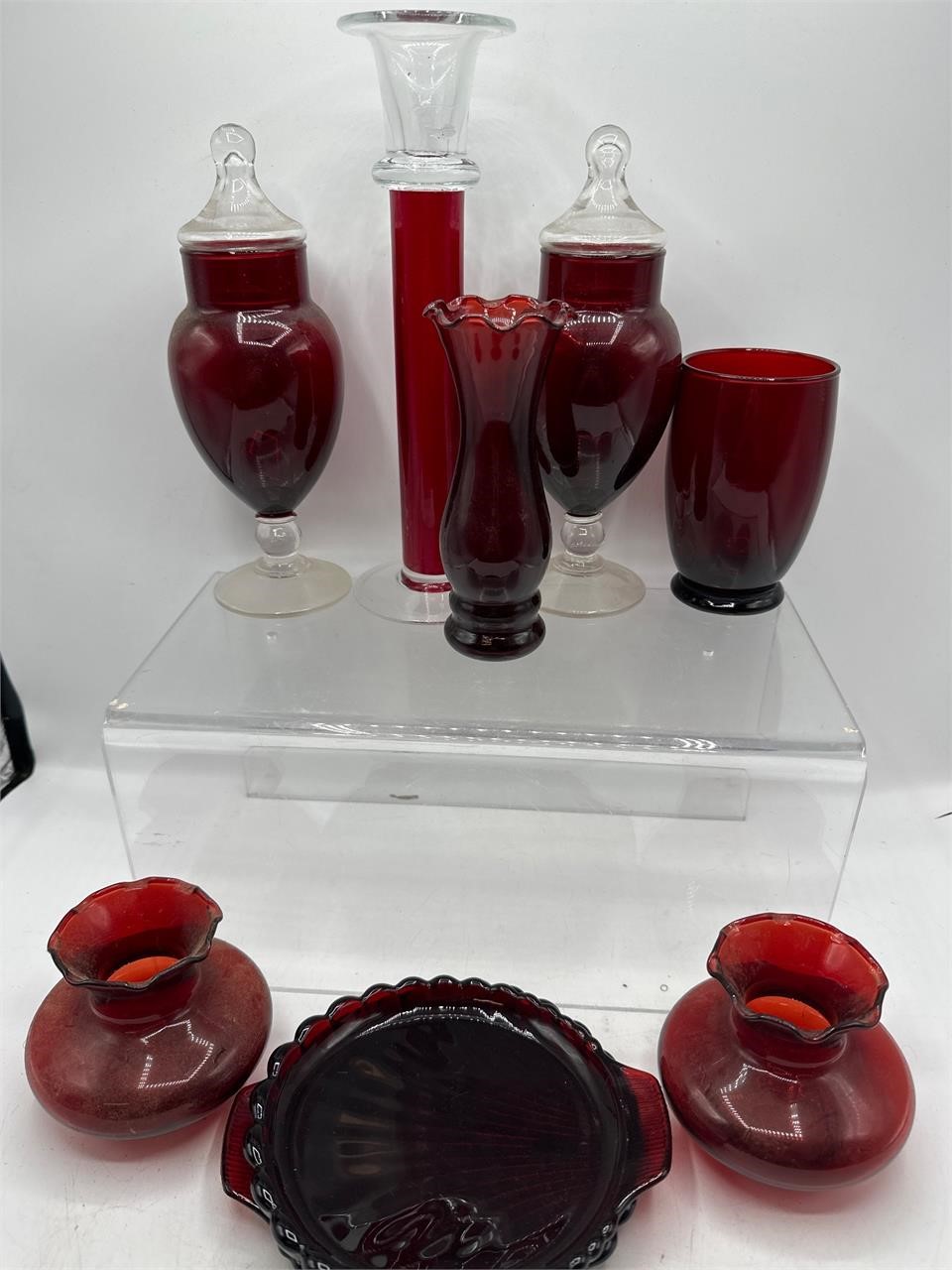 Ruby Red Glass