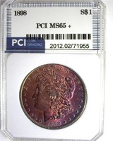 1898 Morgan PCI MS65+ Great Color