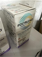 Poly blend plus non sanded grout color in color
