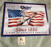 Daisy Since 1886 American Flag Sign