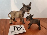 Adorable Goebel donkey figurines