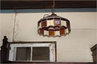 Leaded Glass Hanging Lamp