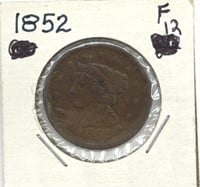 1852 Braided Hair Large Cent