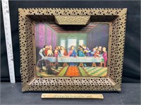3D the Lords supper metal frame