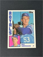 1984 Topps Traded Bret Saberhagen RC