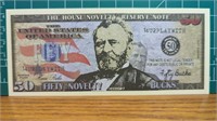 Ulysses S. Grant novelty banknote