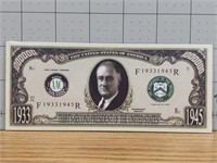 Franklin D. Roosevelt novelty banknote