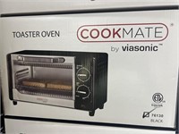 Brand New Cookmate 2 Knob Toaster Oven in Black