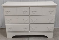 (AB) Wooden 6-Drawer Dresser (33"x46"x17")