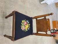 Beautiful Oak Cross Stitch Chair
