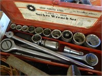 3/4" drive 15 pc socket wrench set