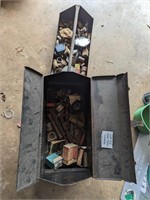 Metal Toolbox and contents