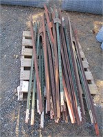 Pallet of (50) Fence Posts