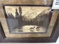 Mountain Scene Framed Art