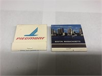 2 Piedmont Airline Match Books.