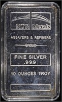 (1) 10 OZ .999 SILVER NTR METALS BAR