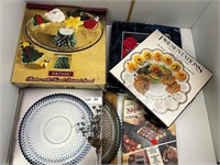 Lot of Platters and Serving Trays