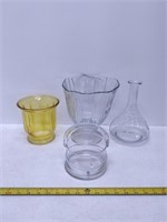 better glassware including corn flower