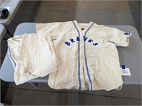 Vintage Homestead Braves Baseball Uniform