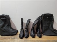 (2) Pairs of Boots Size 8.5 m