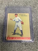 1933 Goudey Gum Card #159 Oswald Bluege