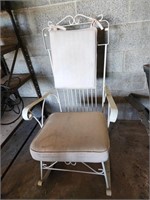 Wrought Iron Rocking Chair, good condition