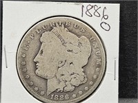 1886O Morgan Silver Dollar Coin