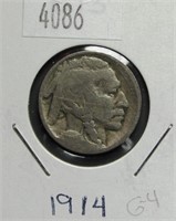 1914 Buffalo Nickel G4 Condition