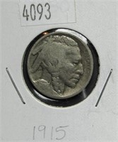 1915 Buffalo Nickel VG8 Condition