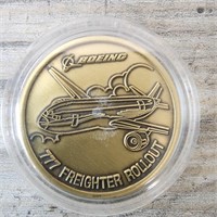 Boeing 777 Freighter Rollout 2008 Coin!