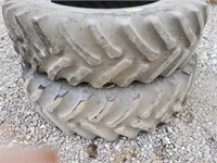(2) Armstrong 18.4 x 38 Rear Tractor Tires