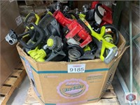Lot of assorted RYOBI and Homelite tools, content