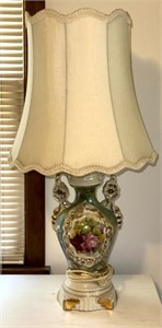 Antique rose lamp