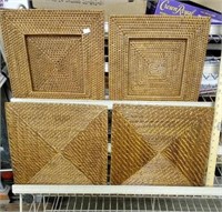 Woven Wicker Chargers & Placemats...?