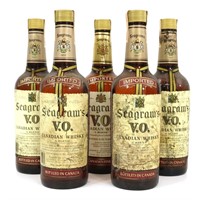 1981 - 1983 Seagram's VO Whisky Bottles (5)