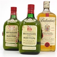 Vintage Scotch Whisky Bottles (3)