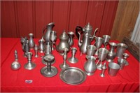 Large Lot of Misc. Pewter