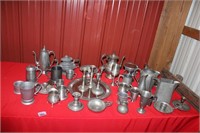 Large Lot of Misc. Pewter