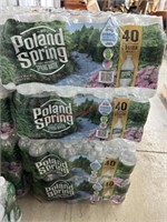 4 value packs Poland springs water