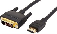 Basics HDMI A to DVI Adapter Cable, Bi-Directiona