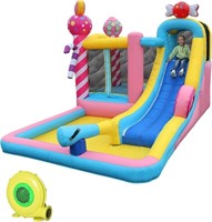 $200 Bounce House with Blower, Inflatable Water Sl