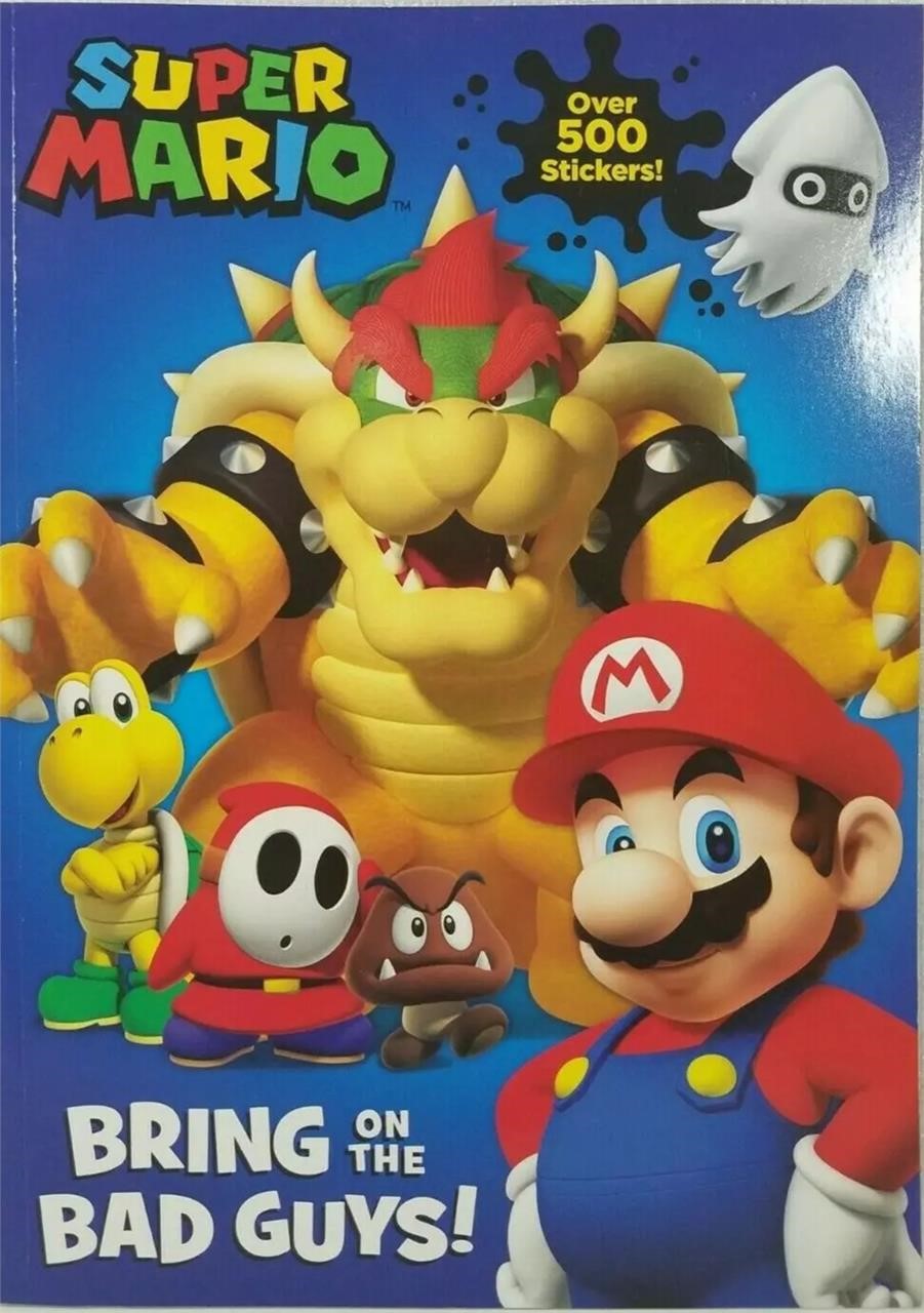 SUPER MARIO 500 Sticker Book