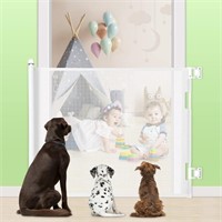 RETRACTABLE BABY GATE 33" TO 55" WIDE